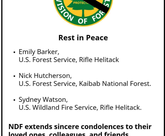 Emily Barker, Nick Hutcherson, and Sydney Watson Obituary-Death – Three Helitack Firefighters Killed Battling Snyder Fire Along Colorado-Utah Border